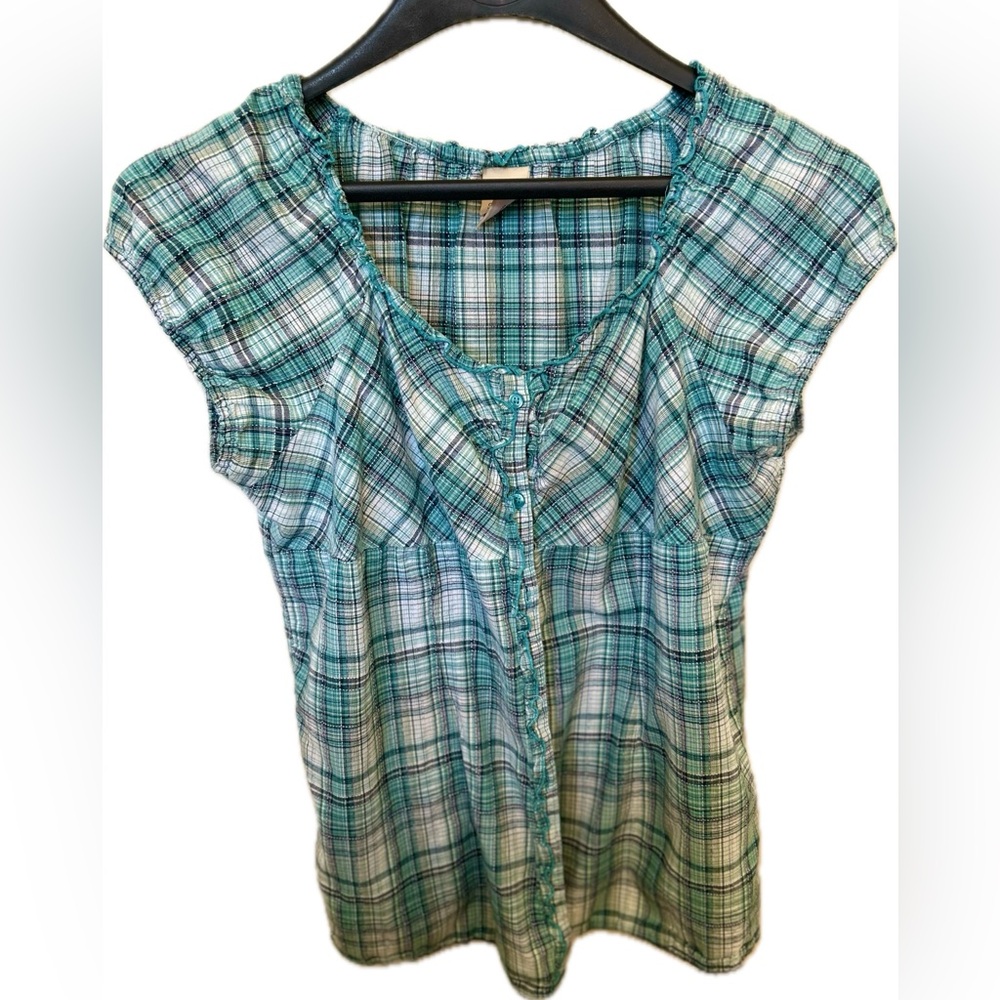 Women’s XL Button-Down Shirt- Faded Glory